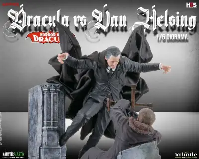 Figurine horror of dracula vs van helsing 1/6 diorama